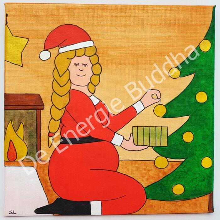 De Energie Buddha - Dikke Dames schilderen - Kerstboom versieren