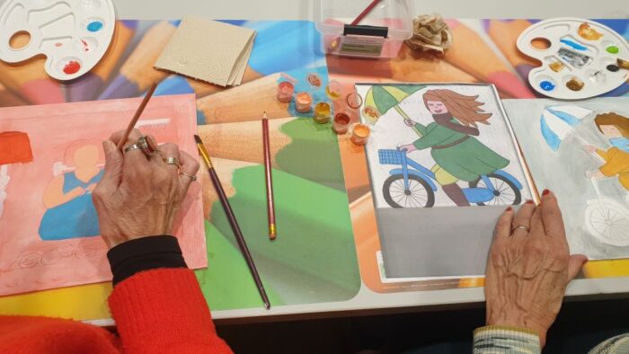 Workshop Dikke Dames schilderen - impressie foto 17